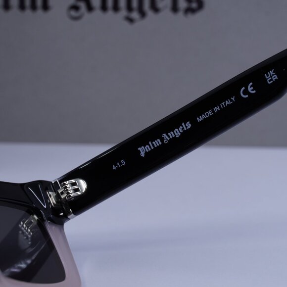 Palm Angels PERI108 MELROSE 3B07 Cat Eye Sunglasses - Black/Grey - Picture 6 of 9